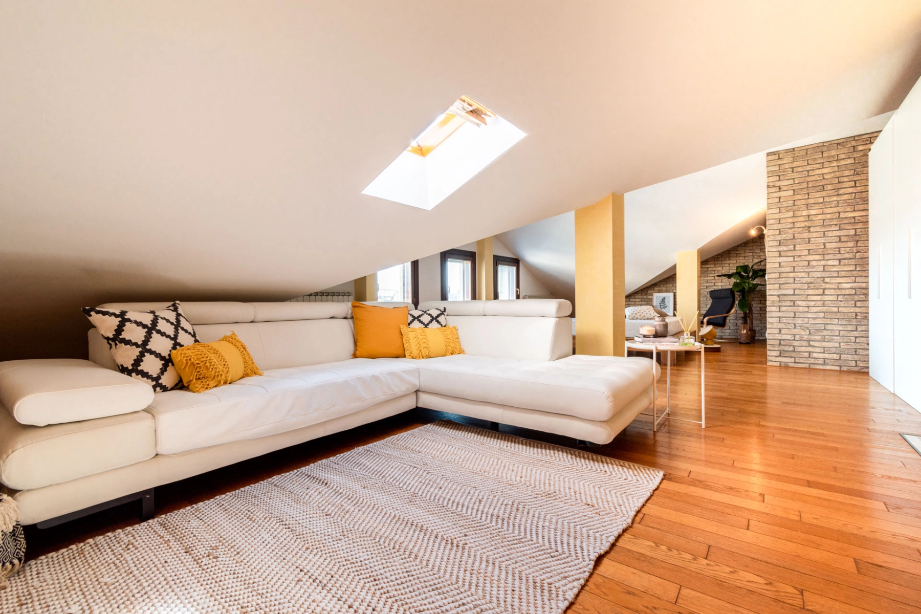 Home staging appartamento mansardato